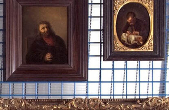 Schilderijen uit de nl collectie in het depot