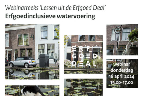 Aankondiging webinar Erfgoedinclusieve watervoering