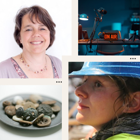 Foto met portretfoto van Monique Eerden en Nynke de Vries