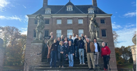 Groepsfoto cursus Binnenklimaat in de praktijk bij kasteel Amerongen