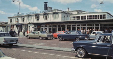 Oude foto van Schiphol